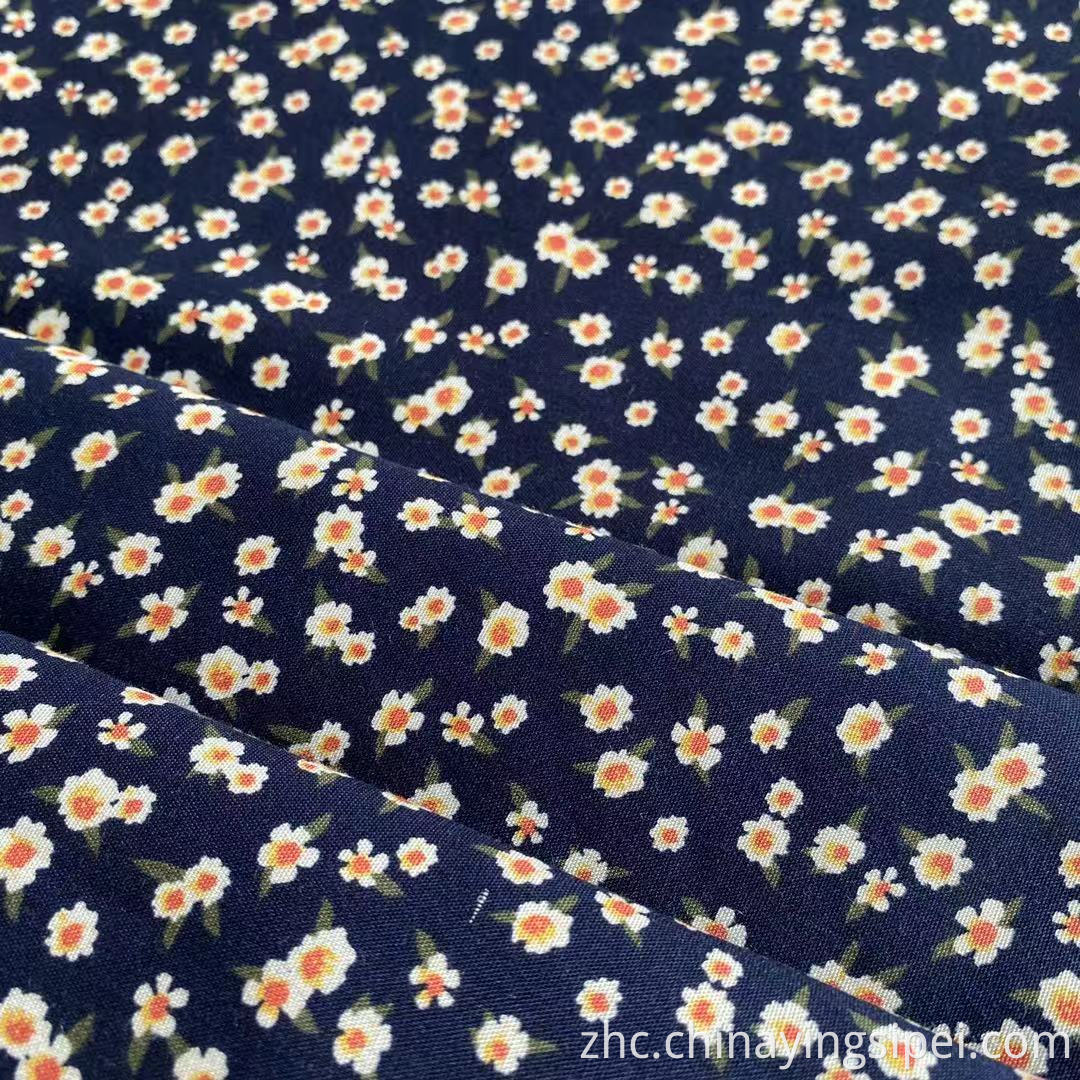 编织100%排放印刷的普通人造丝粘液织物30S 120GSM准备商品库存